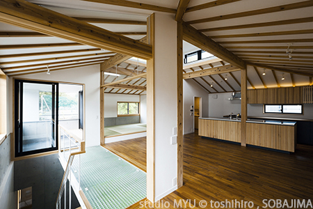 越屋根の家　画像