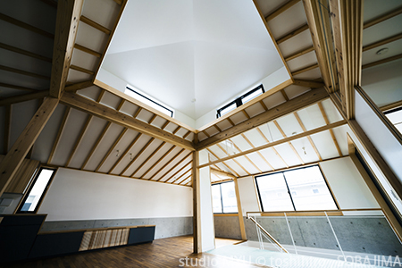 越屋根の家　画像